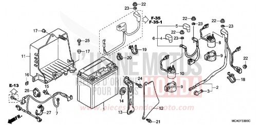 BATTERIE GL1800F de 2015